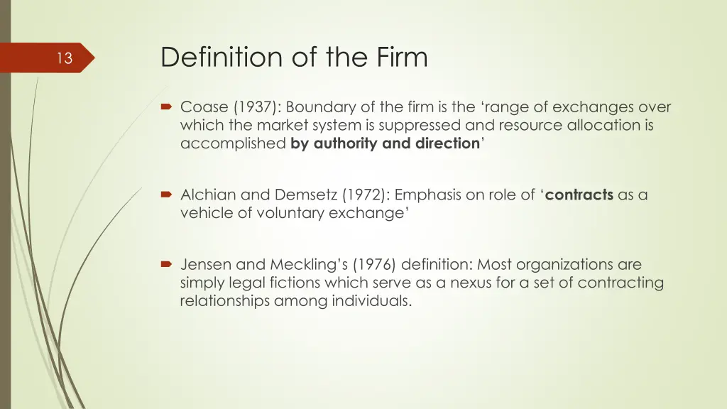 definition of the firm