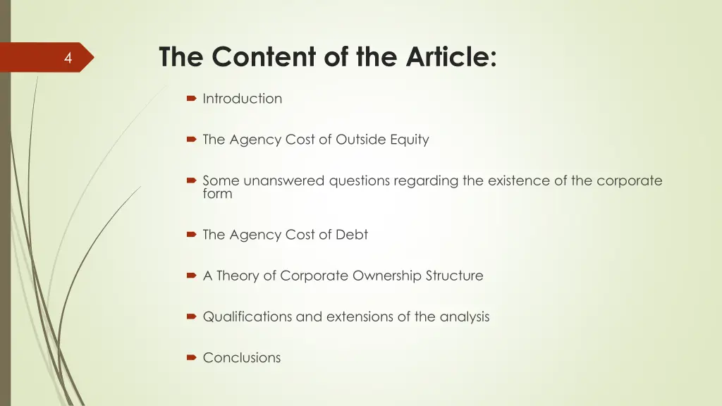 the content of the article