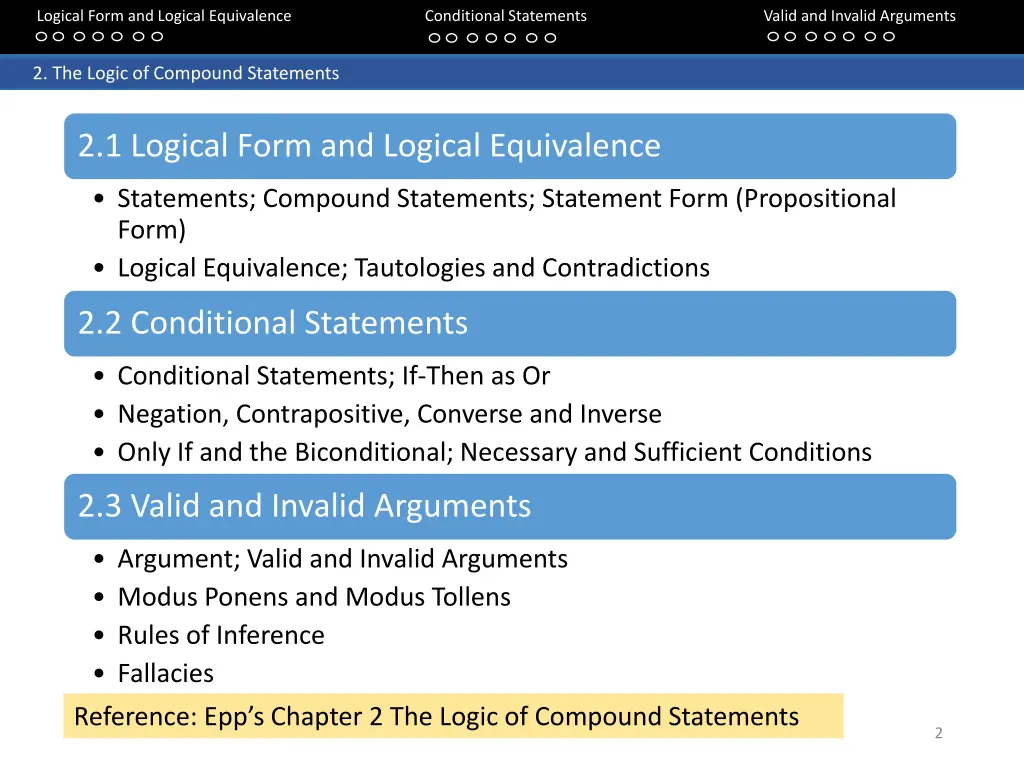 logical form and logical equivalence 1