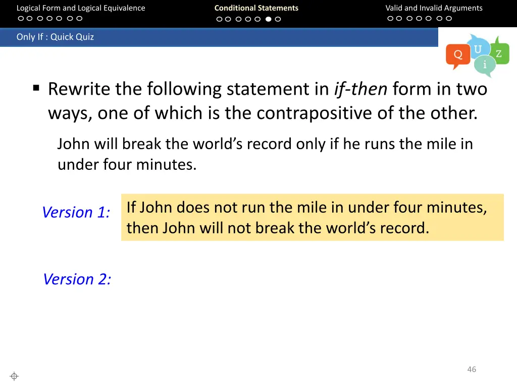 logical form and logical equivalence 45