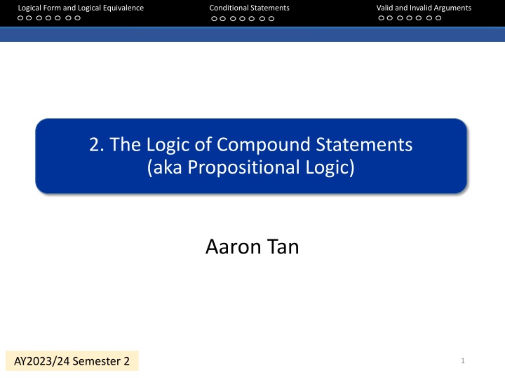 logical form and logical equivalence