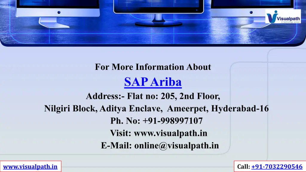 for more information about sap ariba address flat