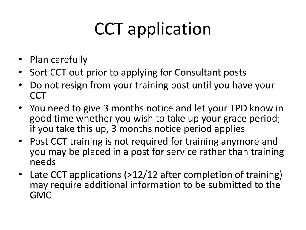 cct application 2
