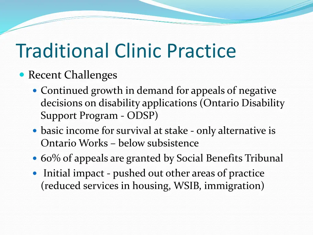 traditional clinic practice 1
