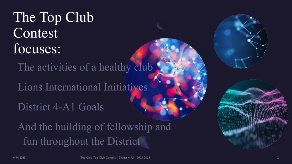the top club contest focuses