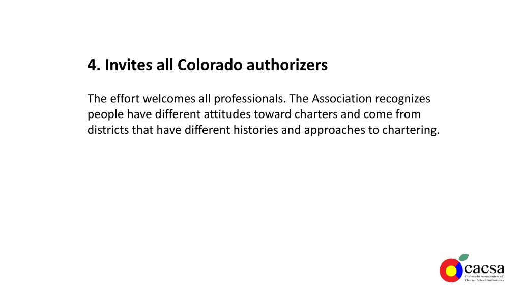 4 invites all colorado authorizers
