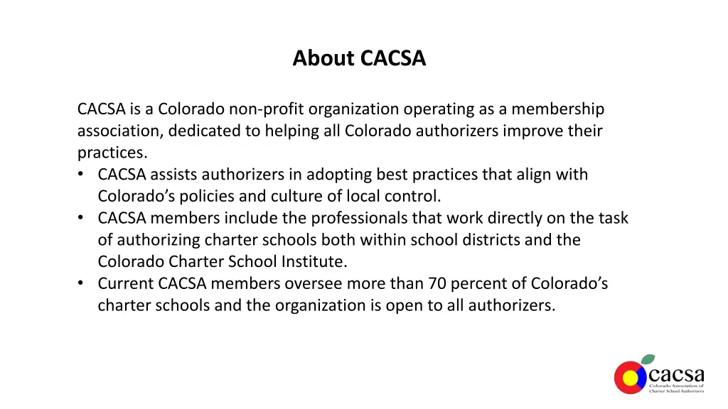 about cacsa