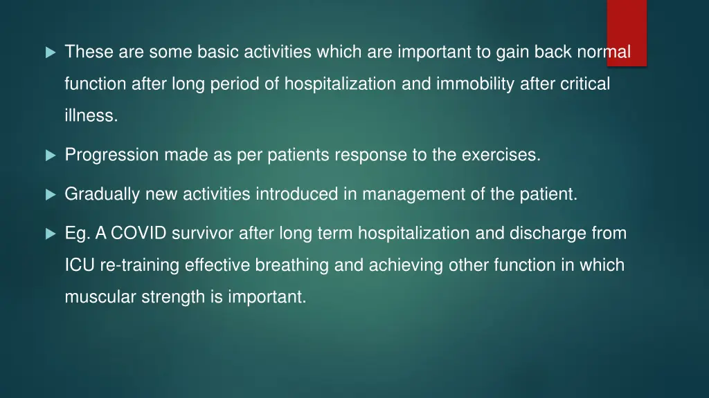 these are some basic activities which
