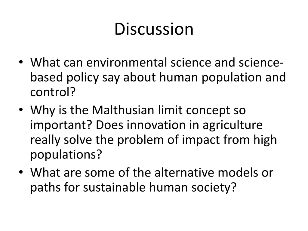 discussion