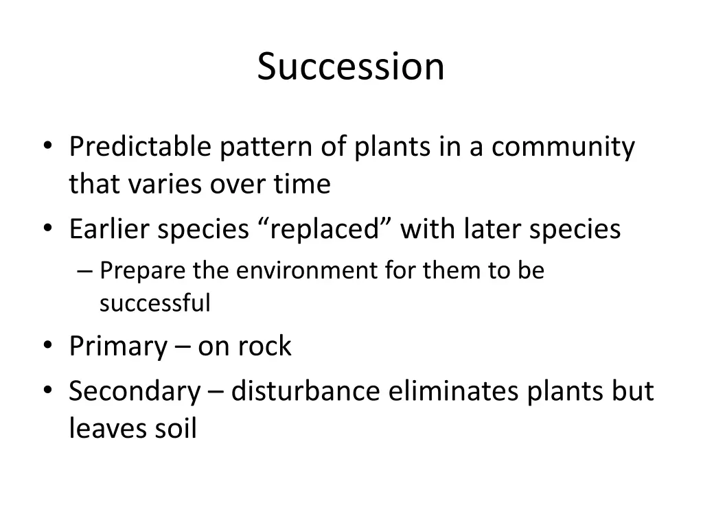succession