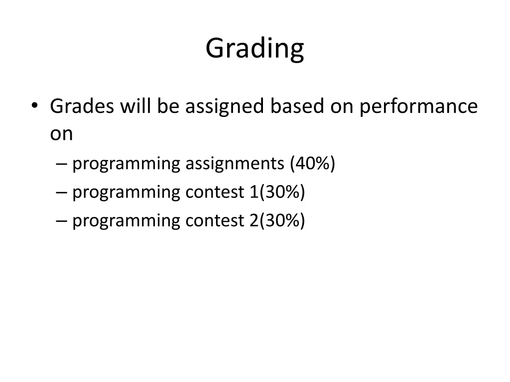 grading