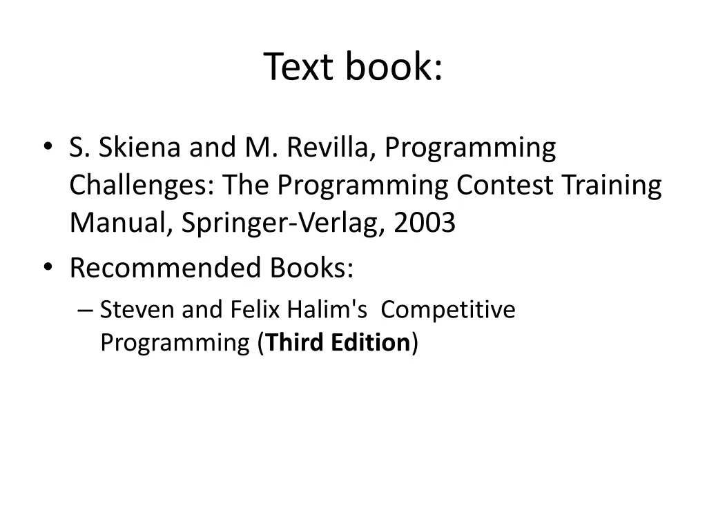 text book