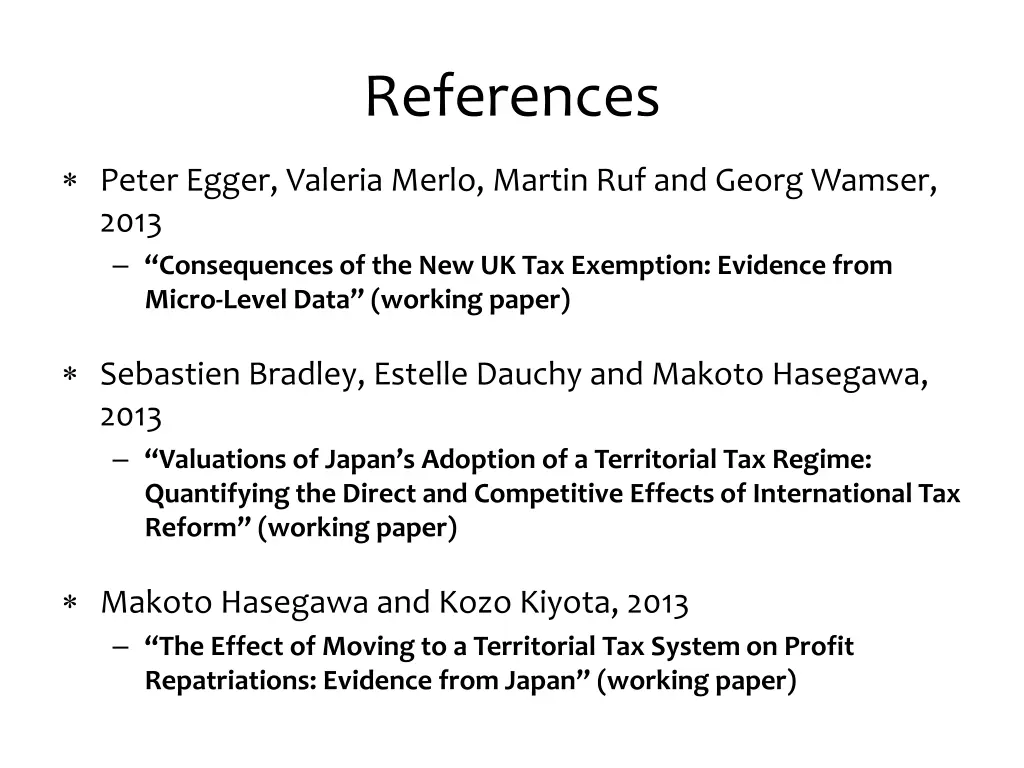 references