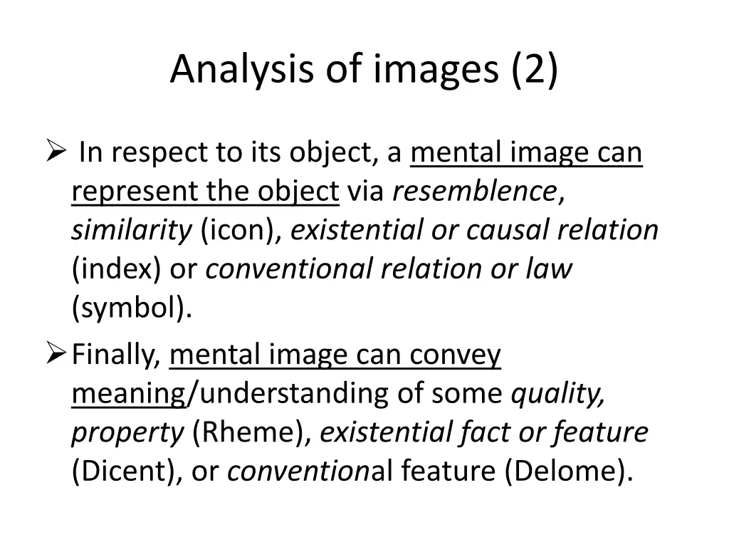 analysis of images 2
