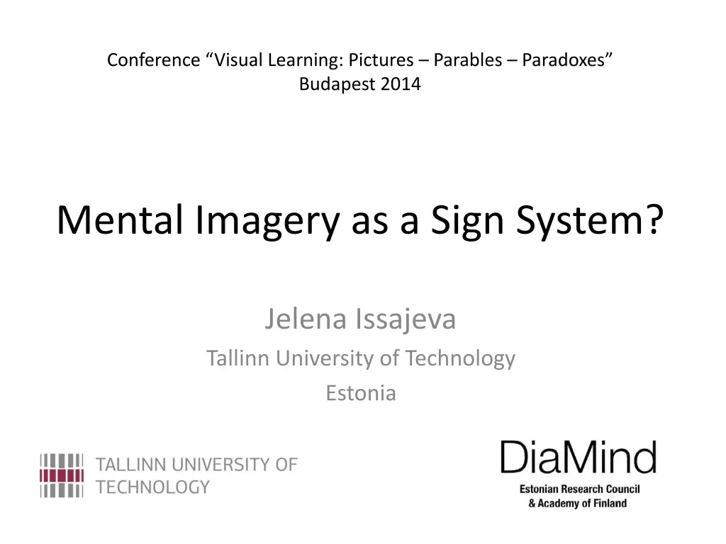 conference visual learning pictures parables