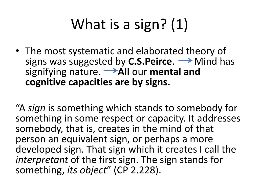 what is a sign 1