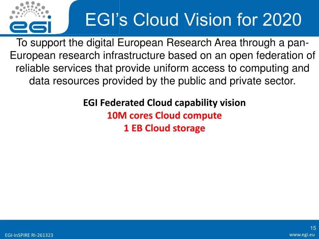 egi s cloud vision for 2020