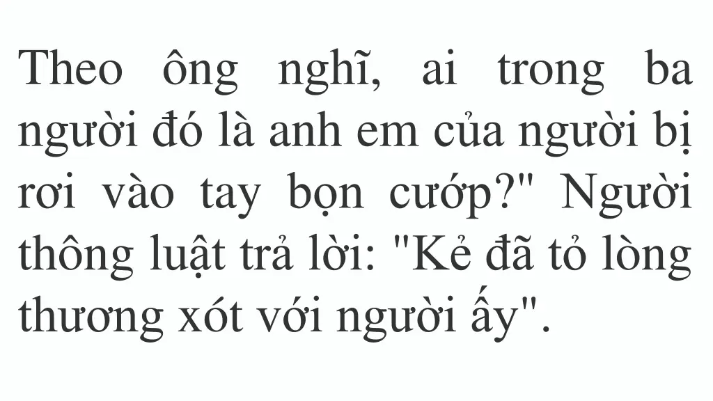 theo ng ngh ai trong