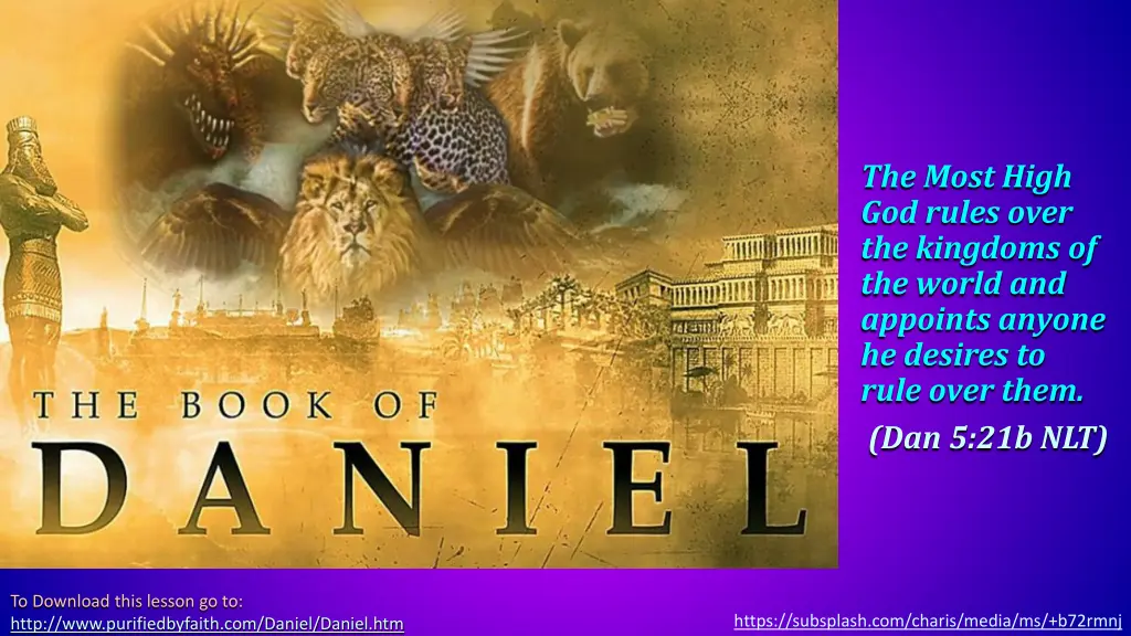 the most high god rules over the kingdoms