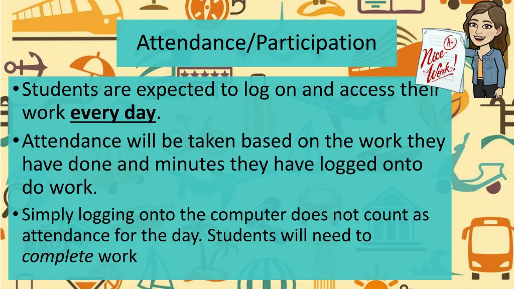attendance participation