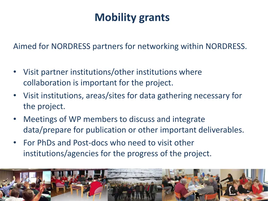 mobility grants