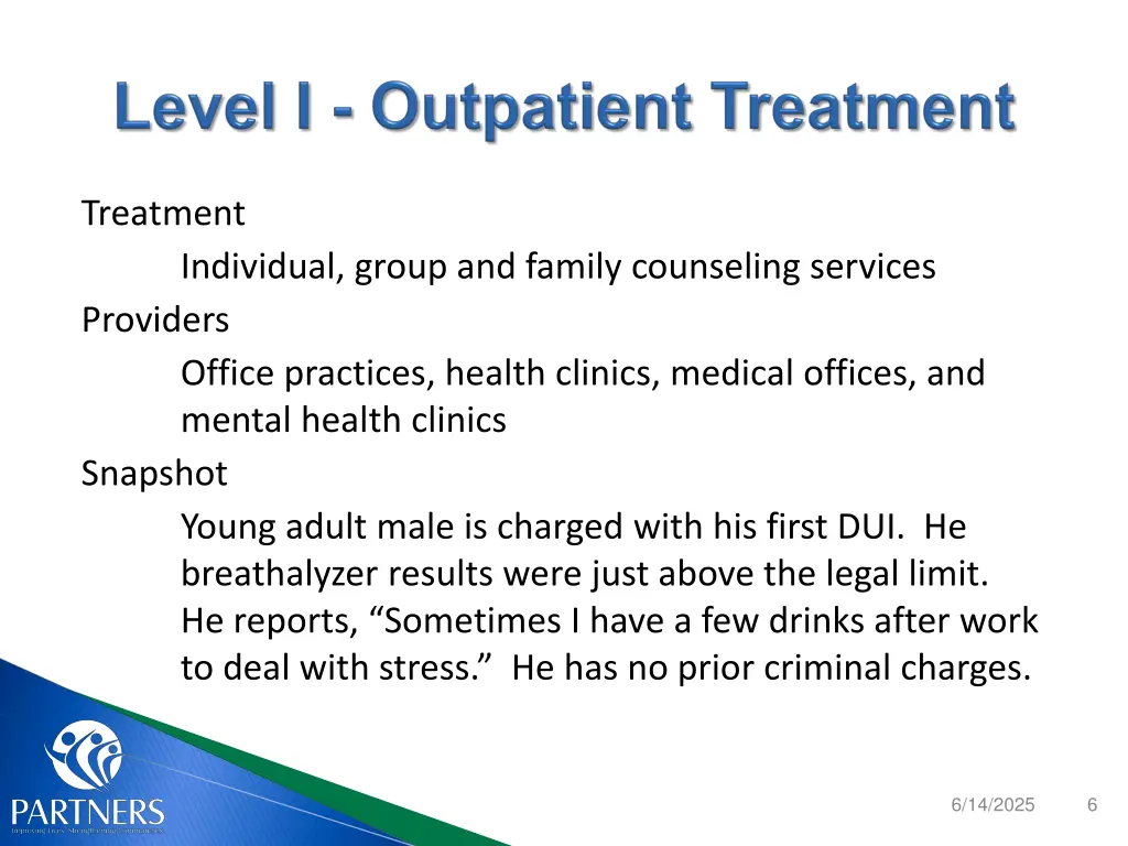 treatment providers
