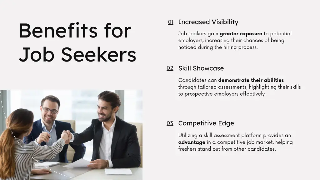 benefits for job seekers