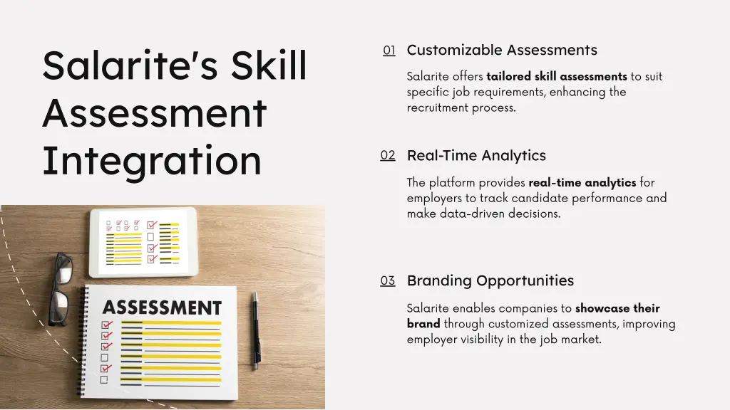 salarite s skill assessment integration