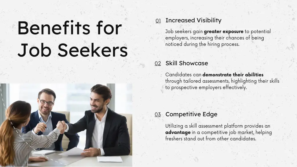 benefits for job seekers