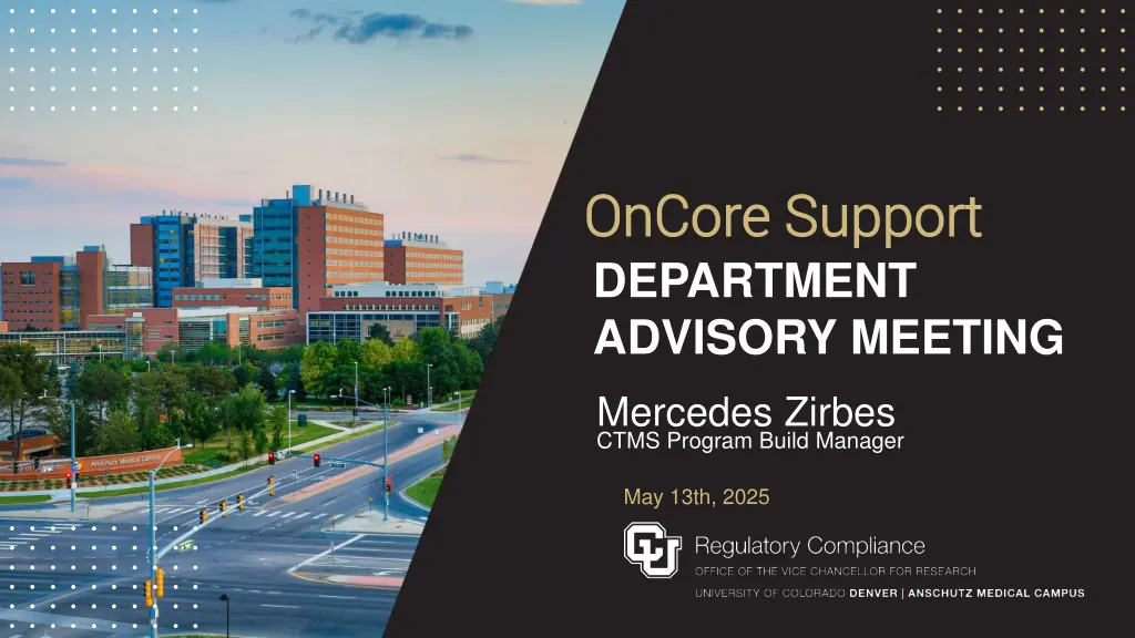 oncore support oncore support department advisory