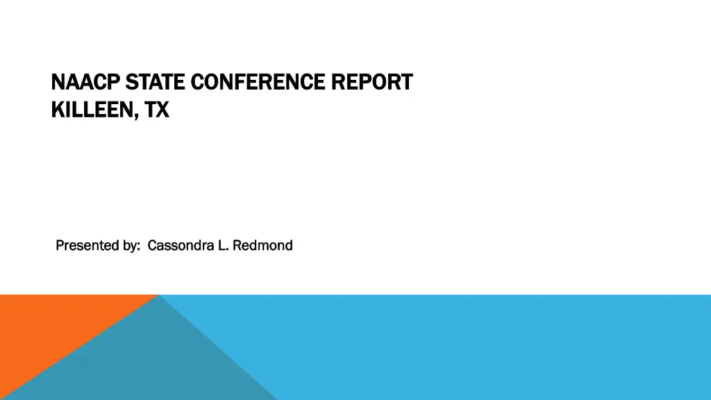 naacp state conference report naacp state