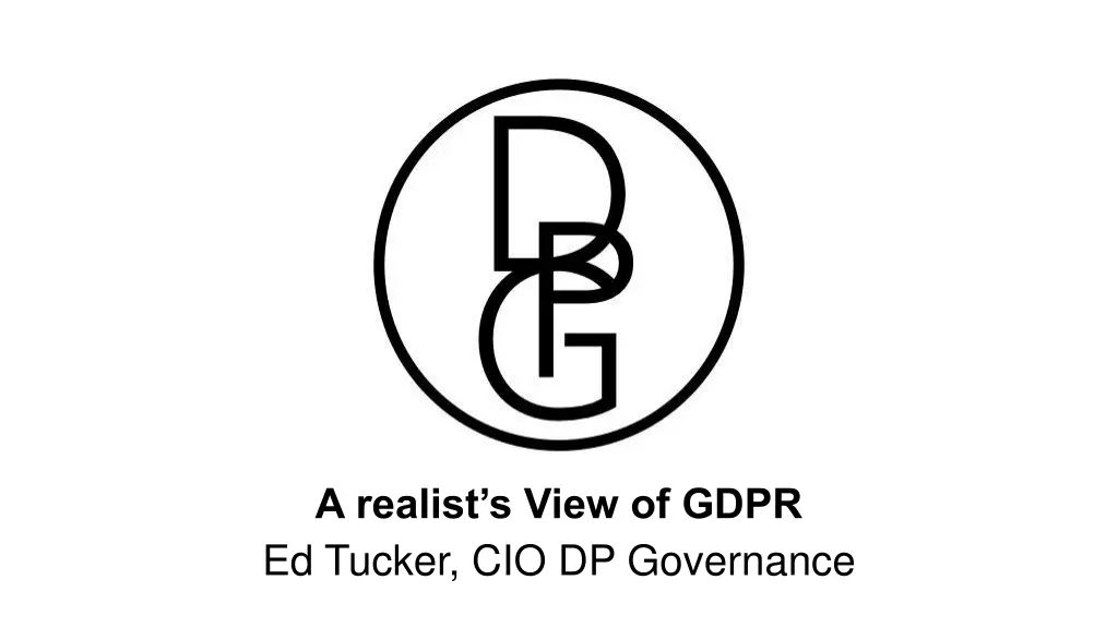 a realist s view of gdpr ed tucker