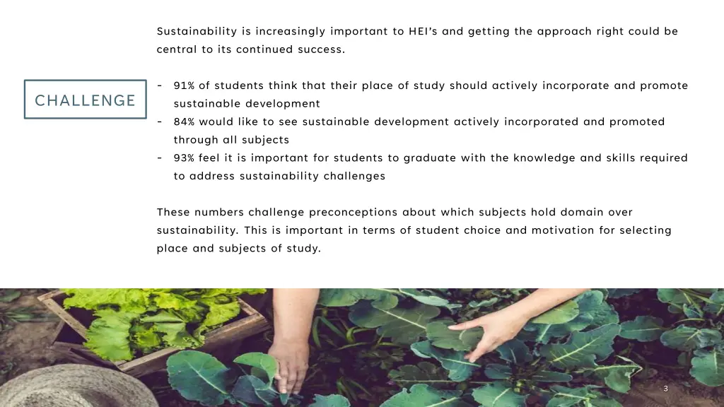 sustainability is increasingly important