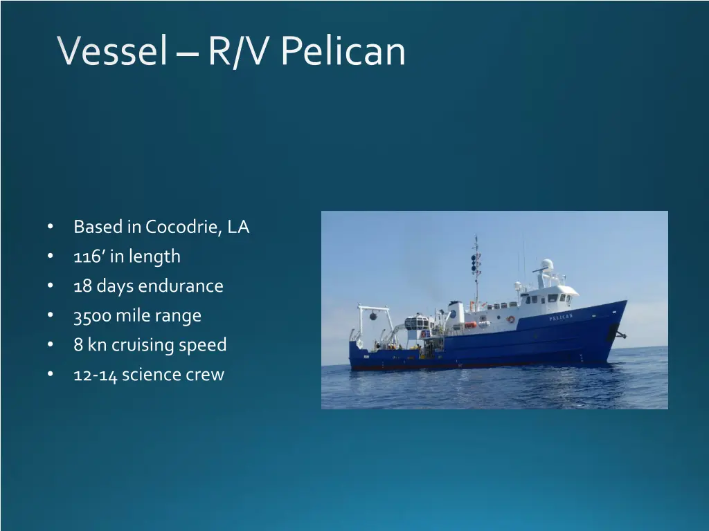 vessel r v pelican