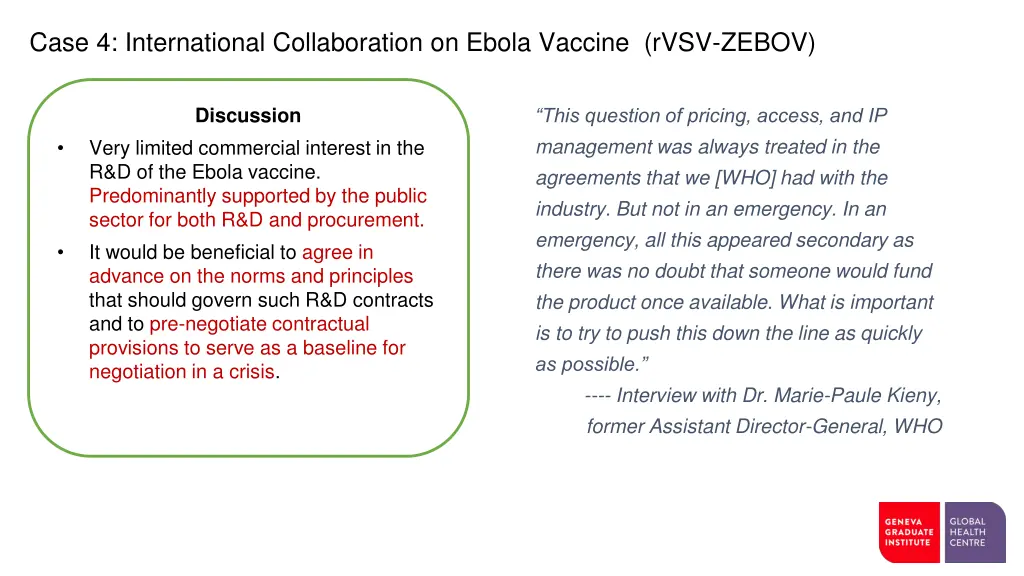 case 4 international collaboration on ebola 2