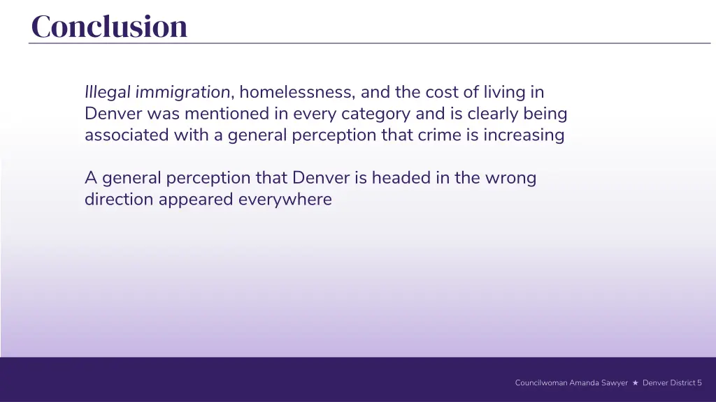 conclusion