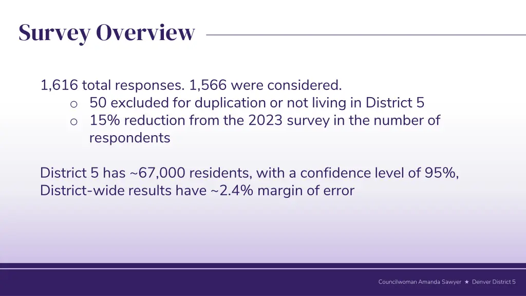 survey overview
