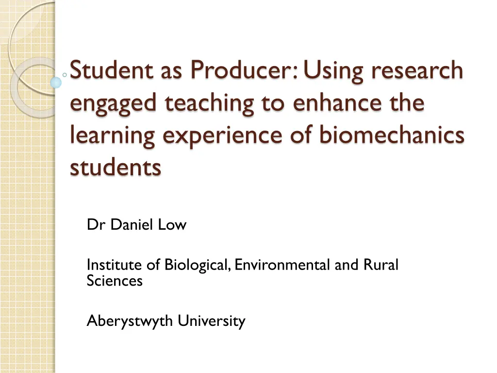 student as producer using research engaged