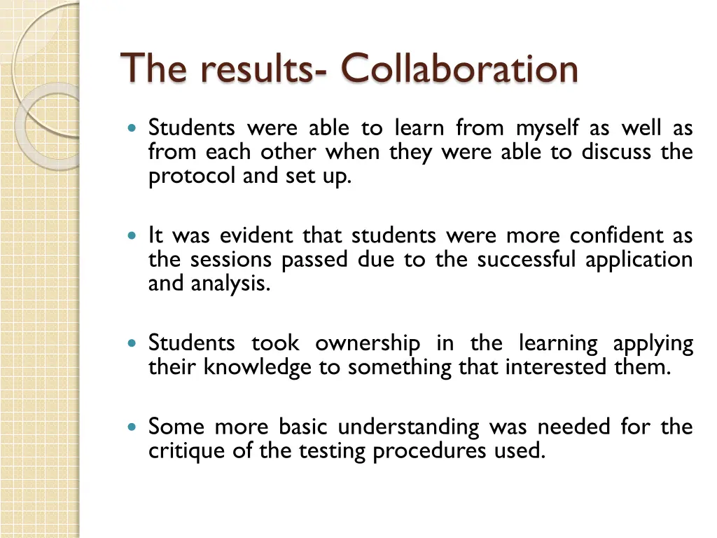 the results collaboration