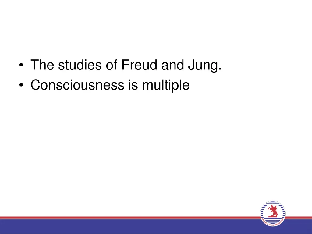 the studies of freud and jung consciousness