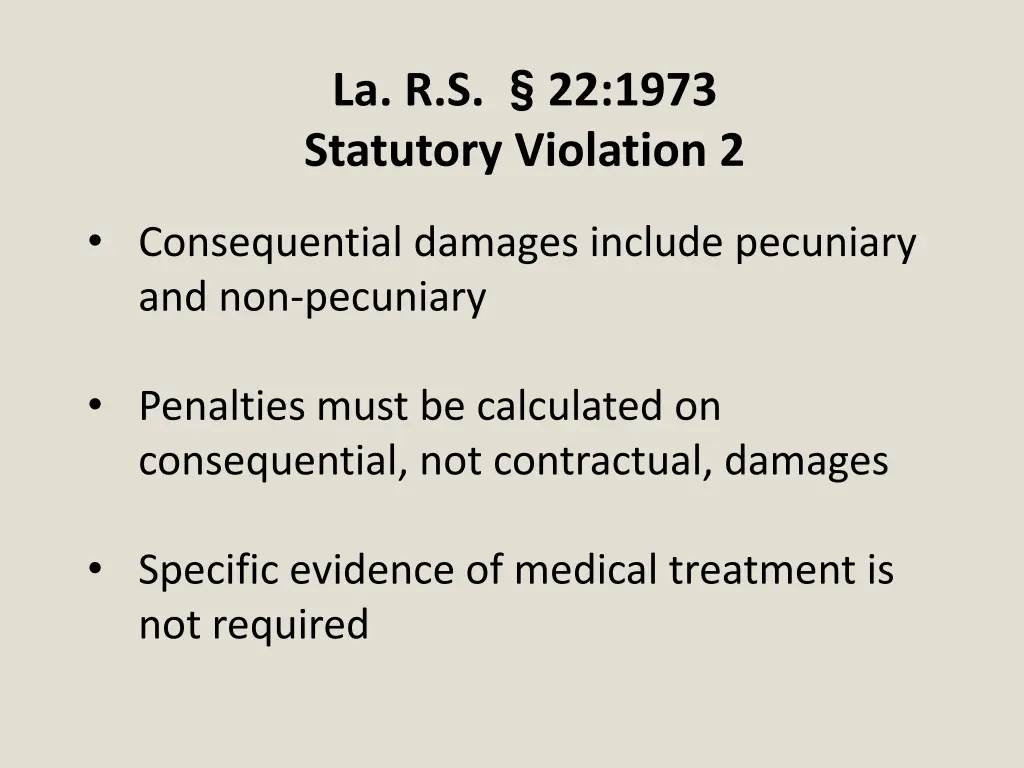 la r s statutory violation 2