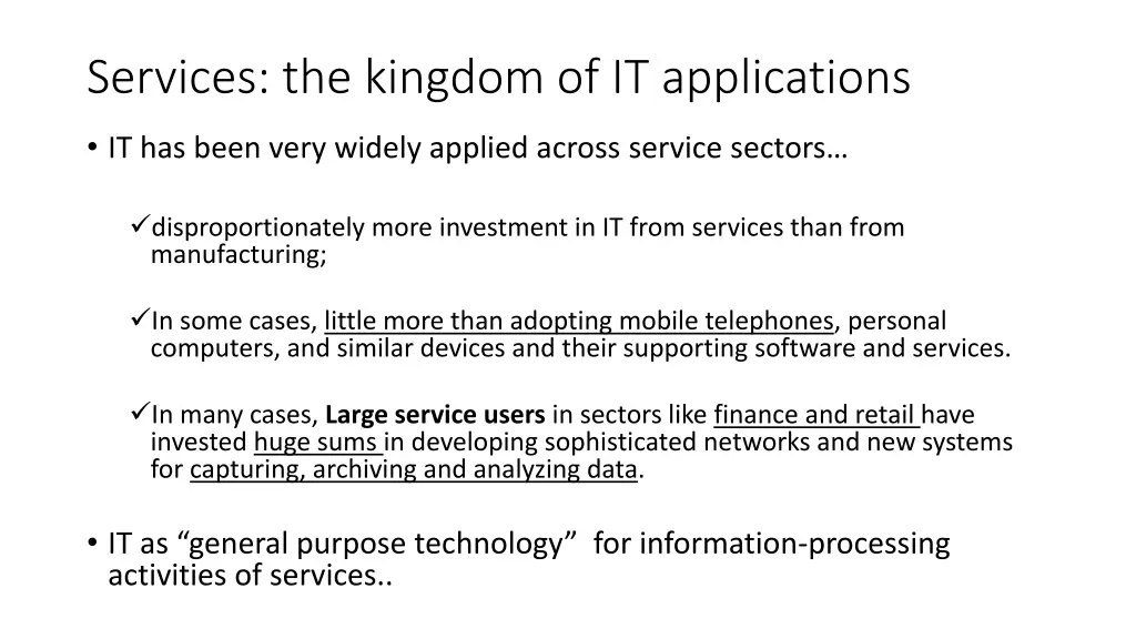 services the kingdom of it applications