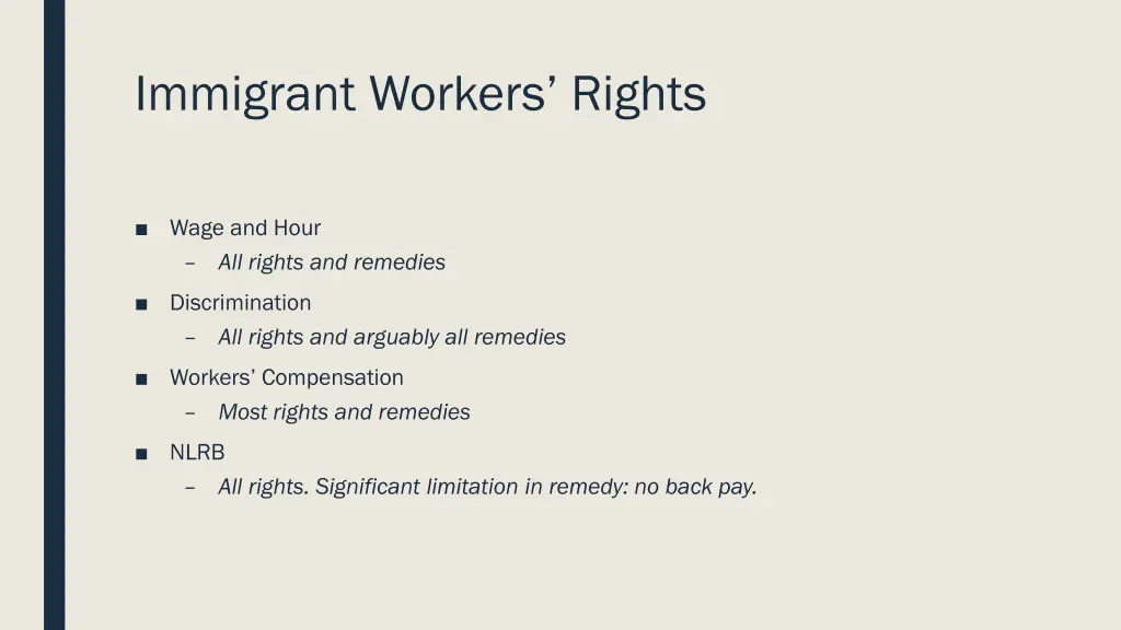 immigrant workers rights