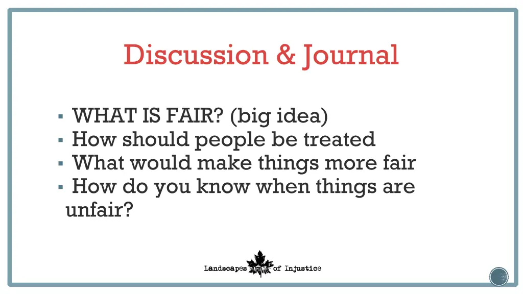 discussion journal