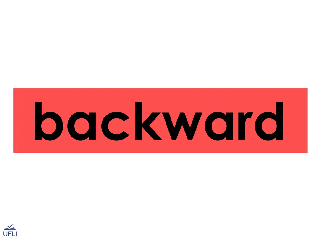 backward
