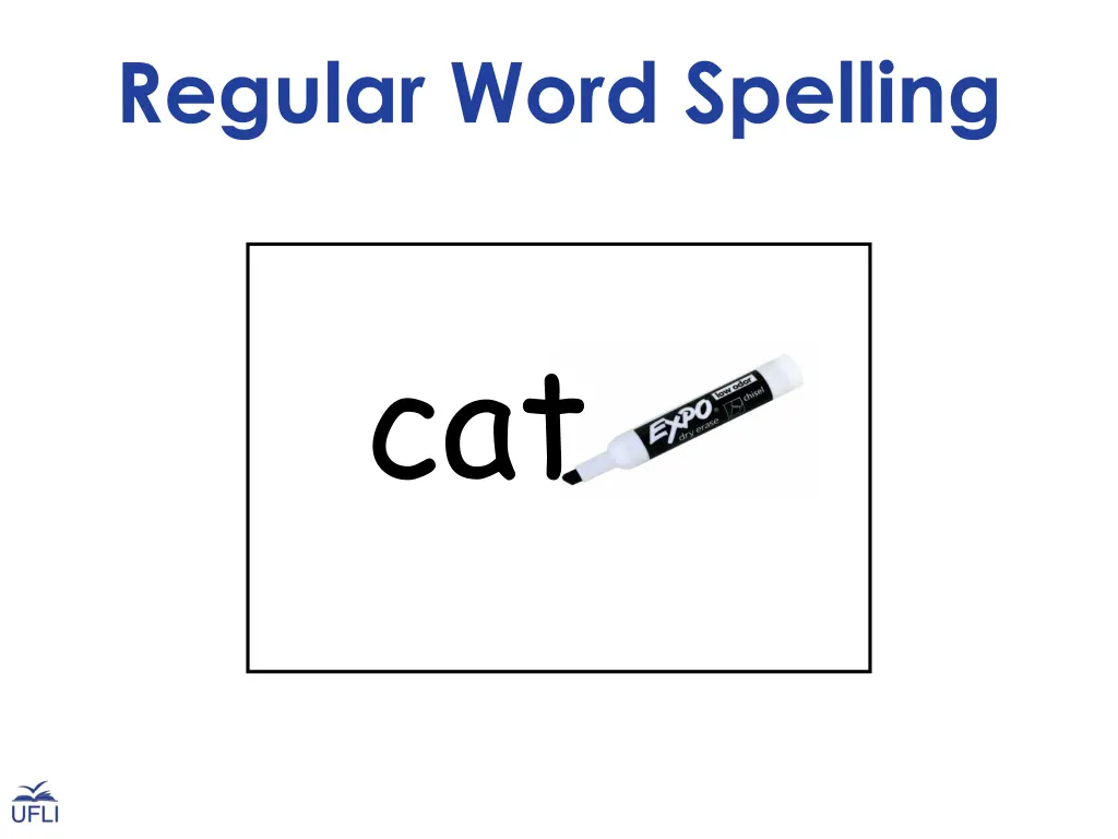 regular word spelling