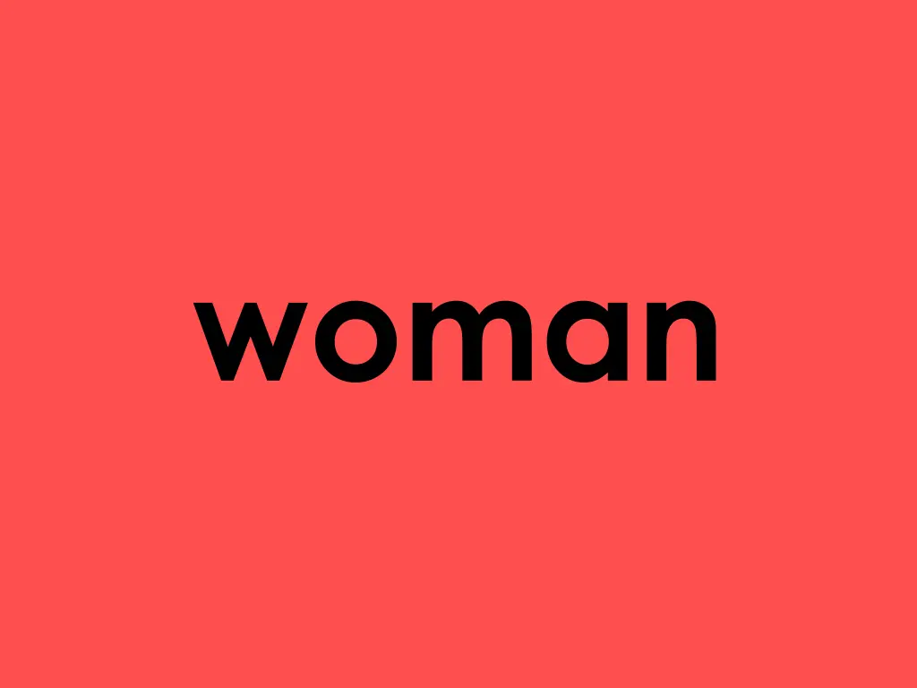 woman