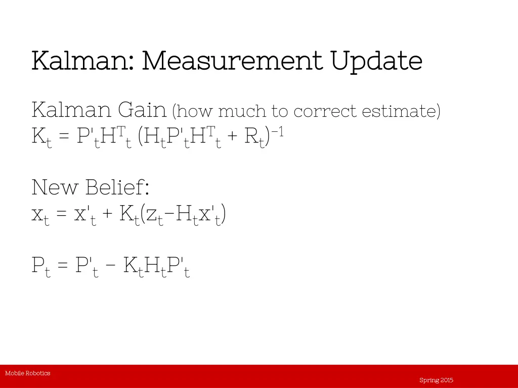 kalman measurement update kalman measurement