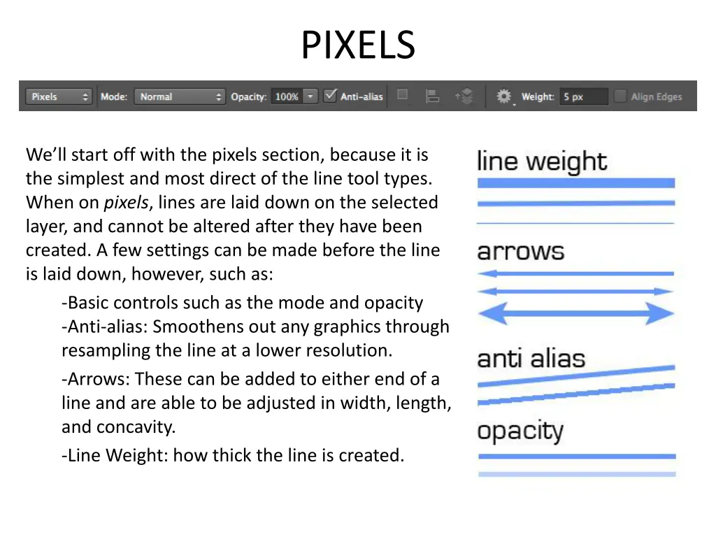 pixels