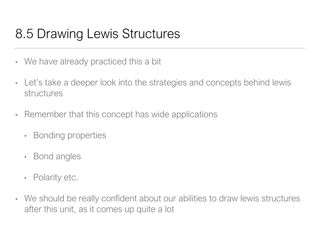 8 5 drawing lewis structures